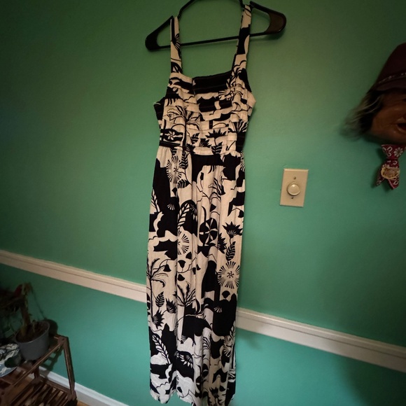 Nicole by Nicole Miller Dresses & Skirts - Maxi Dress - Black and White Floral Modern